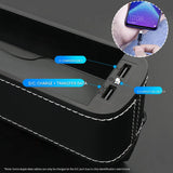 Seat Gap Storage Box with LED Light for Universal Cars Car Interior Accessory LINGLUYANG