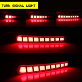 LED Rear Bumper Reflector Lights For Toyota Corolla LED Ambient Light iJDM