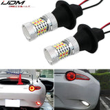 LED Dual‑Color 2W T20 Reverse Bulbs for Universal Vehicles LED Ambient Light iJDM White Red