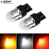 Universal T20 7443 LED Bulb Brake Reverse Light LED Ambient Light iJDM WHITE