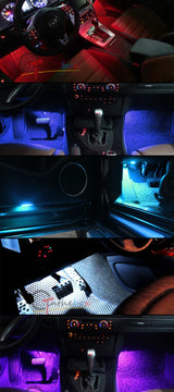 Footwell Lights LED for Audi A4 S4 2008-2015 LED Ambient Light iJDM