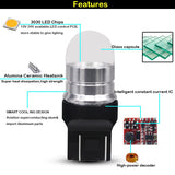 Universal T20 7443 LED Bulb Brake Reverse Light LED Ambient Light iJDM