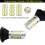 Car Interior Accessory Dual‑Color LED Bulbs for Universal Car Interior Accessory iJDM