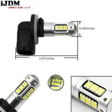 881 H27 30SMD LED Fog Light Bulbs 6500K White Car Interior Accessory iJDM