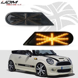 Dynamic Blinking Side Marker Lights for Mini Cooper Car Interior Accessory iJDM YELLOW