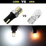 Canbus Error Free T10 LED Bulbs For Universal Cars Car Interior Accessory iJDM