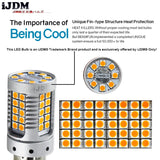 LED Ambient Light Amber Turn Signal Bulbs for Universal Cars LED Ambient Light iJDM