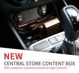 Car Center Console Storage Box for Hyundai Creta 2014 - 2019 IX25 Central Multifunction Container Accessories Tidying