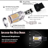 LED Ambient Light Switchback Dual-Color Bulb for Universal Vehicles LED Ambient Light iJDM