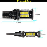 921 T15 LED Bulbs Can-Bus Error Free Reverse Lights Car Interior Accessory iJDM