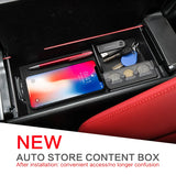 Lexus UX ZA10 UX200 UX250h 2019-2021 Car Armrest Storage Box Interior Accessories Stowing Tidying Organizer BLACK Car Interio
