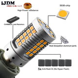 LED Ambient Light Amber Turn Signal Bulbs for Universal Cars LED Ambient Light iJDM