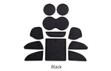 Smabee Anti-Slip Gate Slot Mat for Dodge Challenger Car Accessories Rubber Coaster Cup Holders Car Interior Accessory | Andro