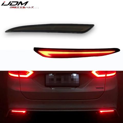 LED Rear Bumper Reflector Light for Ford Fusion 2014-2016 LED Ambient Light iJDM