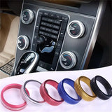 Aluminum Alloy AC Knobs for Volvo S60 2012-2016 Car Interior Accessory LINGLUYANG