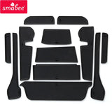 Anti-Slip Gate Slot Pad For TOYOTA PASSO MODA Japan Accessories 3D Rubber Car Sticker Door Groove Mat Cup Holder Non-Slip Mat
