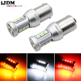 1156 LED Brake Reverse Light Bulbs for Universal Fit Car Interior Accessory iJDM 1156(BAU15s) Red