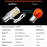 LED Switchback Bulb Kit for Universal BAU15S/1156 21W