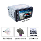 2 Din Universal Car DVD Player with GPS Bluetooth and Rear View Android Head Unit Bosstar