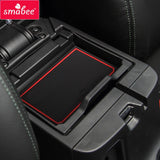 Gate slot pad For MITSUBISHI TRITON L200 2015 - 2018 4DR 2016 2017 Interior Door Pad Cup Holders Non-slip mats 15pcs Car Inte