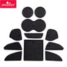Smabee Anti-Slip Gate Slot Mat for Dodge Challenger Car Accessories Rubber Coaster Cup Holders