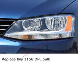 1200 Lumen HID DRL Bulb for Volkswagen Jetta MK6 2011-2017 Car Interior Accessory iJDM