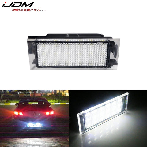 OEM-Fit 3W LED License Plate Light for Renault Clio Megane Car Interior Accessory iJDM WHITE