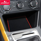 Anti-Slip Gate Slot Cup Mat for VW Polo 2018 2019 2020 2021 2022 2023 Accessories Rubber Cup Holders Non-Slip Pad Interior Ac