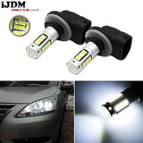 881 H27 30SMD LED Fog Light Bulbs 6500K White Car Interior Accessory iJDM Blue 881 LED