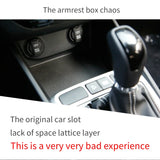 Car Center Console Storage Box for Hyundai Creta 2014 - 2019 IX25 Central Multifunction Container Accessories Tidying Car Cen
