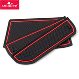 Anti-Slip Gate Slot Pad For TOYOTA PASSO MODA Japan Accessories 3D Rubber Car Sticker Door Groove Mat Cup Holder Non-Slip Mat