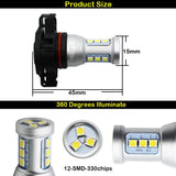 H16 CANBUS Error Free LED DRL Bulbs For Audi A3
