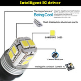 Canbus Error Free T10 LED Bulbs For Universal Cars Car Interior Accessory iJDM