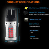 LED Error‑Free Red Tail Light for Universal Cars LED Ambient Light iJDM