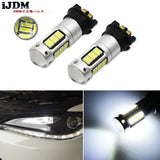 PWY24W SMD LED Bulbs for Audi A3 A4 VW Golf MK7 LED Ambient Light iJDM YELLOW