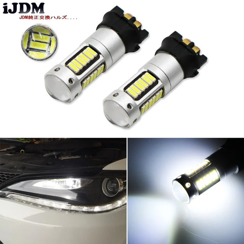 PWY24W SMD LED Bulbs for Audi A3 A4 VW Golf MK7 LED Ambient Light iJDM YELLOW
