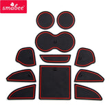 Smabee Anti-Slip Gate Slot Mat for Dodge Challenger Car Accessories Rubber Coaster Cup Holders Car Interior Accessory | Andro