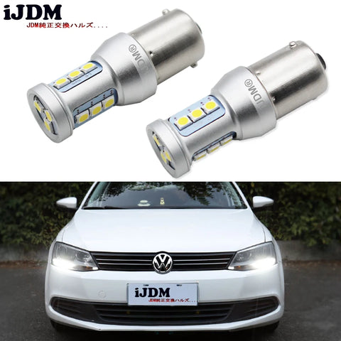 1200 Lumen HID DRL Bulb for Volkswagen Jetta MK6 2011-2017 Car Interior Accessory iJDM WHITE