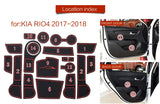 smabee Anti-Slip Door Pad for Kia Rio 4