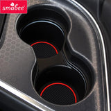 Smabee Anti-Slip Gate Slot Mat for Dodge Challenger Car Accessories Rubber Coaster Cup Holders Car Interior Accessory | Andro