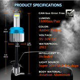 1200LM Error Free LED Bulbs 12V Universal White Car Interior Accessory iJDM