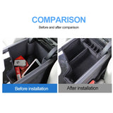 Armrest Storage Organizer ABS Box for Volvo XC60 XC90 S90 Car Interior Accessory LINGLUYANG