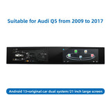 Android 12 GPS Navigation Head Unit for Audi Q5 2009-2017 Android Head Unit Bosstar