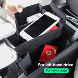 Armrest Storage Organizer ABS Box for Volvo XC60 XC90 S90 Car Interior Accessory LINGLUYANG