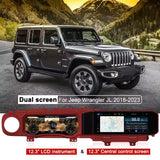12.3" HD LCD Speedometer GPS Cluster for Jeep Wrangler 2018-2022 Car Interior Accessory Bosstar