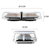 72W Magnetic Amber LED Strobe Beacon Light 12-24V Truck Car Interior Accessory MAGIC COLORM