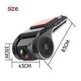 3-Lens HD DVR Dashcam 4 Inch Screen Universal Dashcam Bosstar