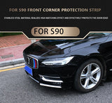Chrome Fog Lamp Cover Trim for Volvo S90 V90 2016-2020 Car Interior Accessory LINGLUYANG