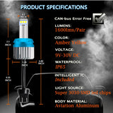 1200LM Error Free LED Bulbs 12V Universal White Car Interior Accessory iJDM