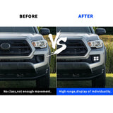 LED DRL Fog Lamp Kit for Toyota Tacoma 2016-2020 LED Ambient Light MAGIC COLORM